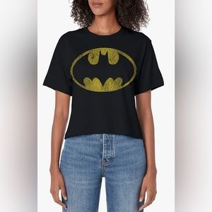 NEW Women’s DC Comics Batmnan Distressed Classic Logo